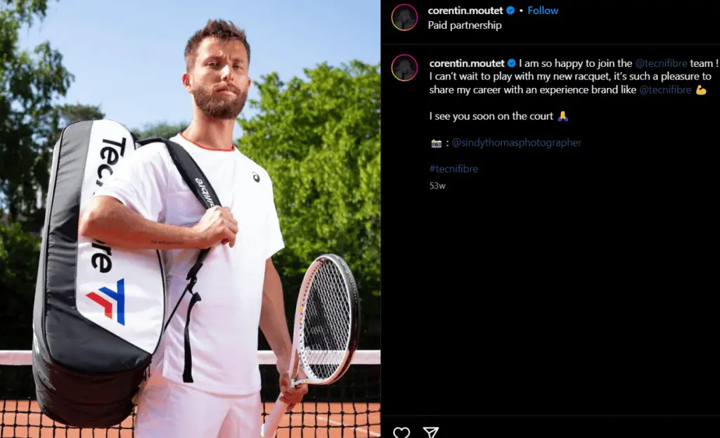 Corentin Moutet : joueur de tennis